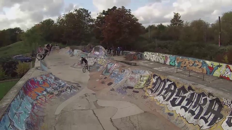 BMX Park Drone footage 